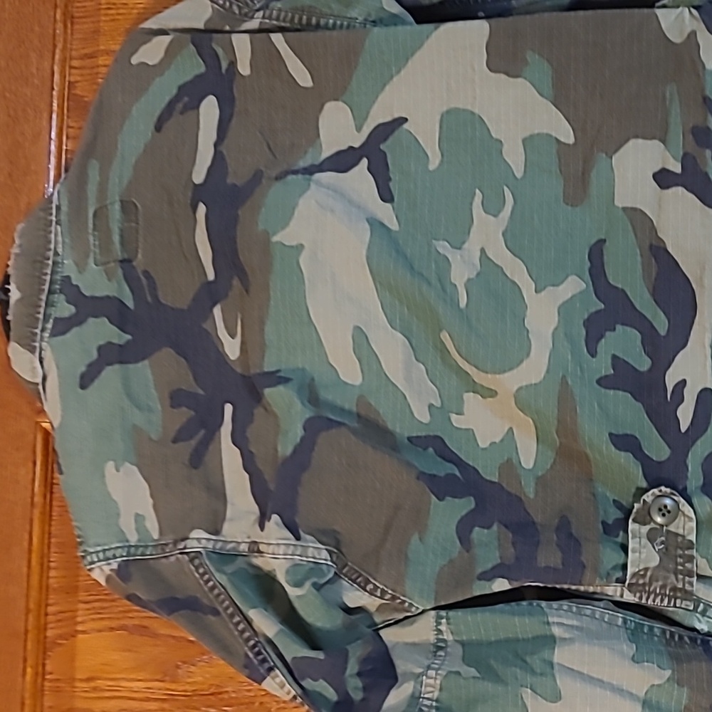 Adult Camouflage Military Jacket 'US Airforce' Size Small - Picture 6 of 7
